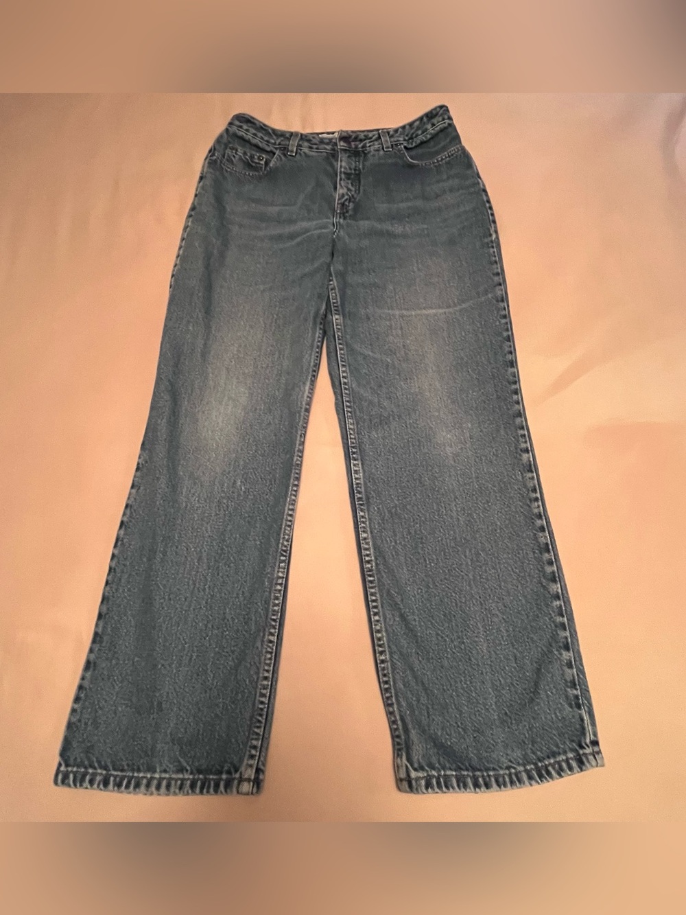 🇨🇦 Vintage Denver Hayes Women's Classic Fit Straight Leg Blue Jeans
